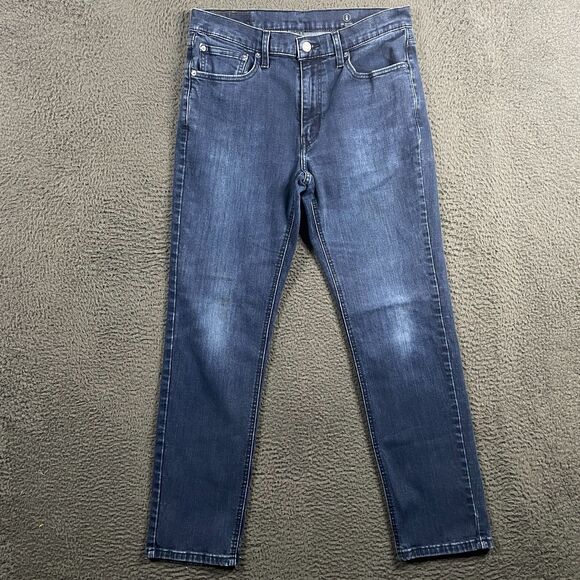 Levis Jeans Mens 32x32 (31x30) Blue 541 Athletic Tapered Fit Stretch Dark Wash - Picture 1 of 16